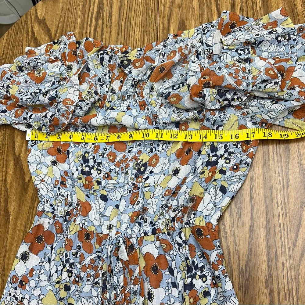Alexis Floral Ruffle Dress in Vintage Blossom - Picture 8 of 11